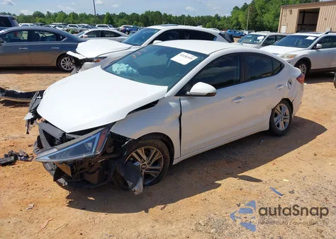 2019 Hyundai Elantra Sel z USA, uszkodzony, nr VIN 5NPD84LF1KH425928
